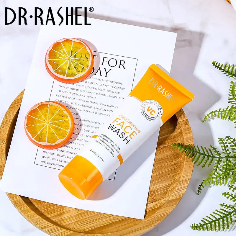 DR RASHEL Vitamin C Brightening Face Wash | Brightening Lightening Facial Clean | 100g