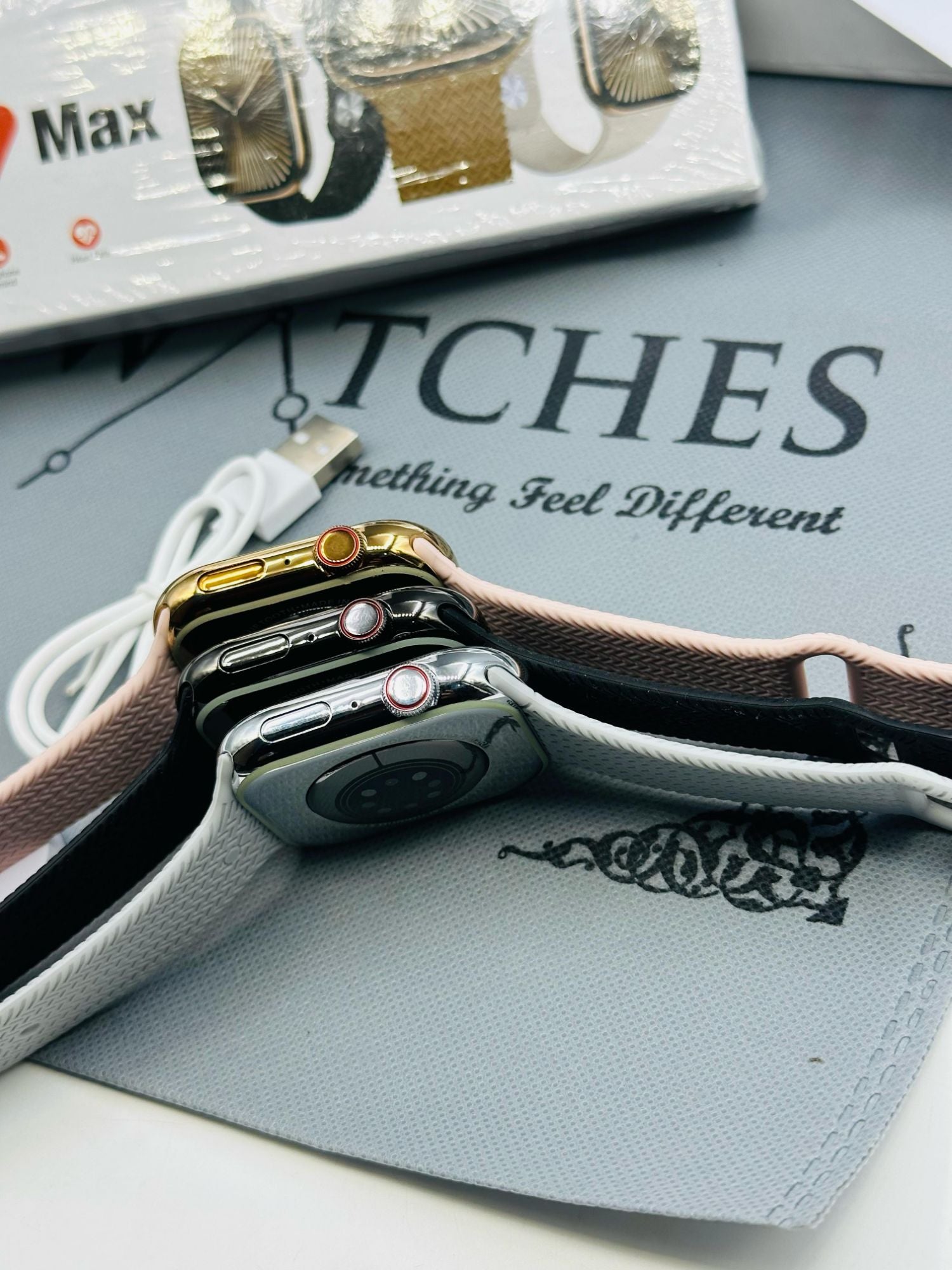 Watch 10 Max | Series 10 Max Smart Watch | Stainless Steel Body with High Definition Edge Display | BT Calling & Long Battery Life