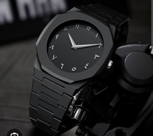 Black Aura Men's Watch | Premium Quality, Waterproof, Stylish Design