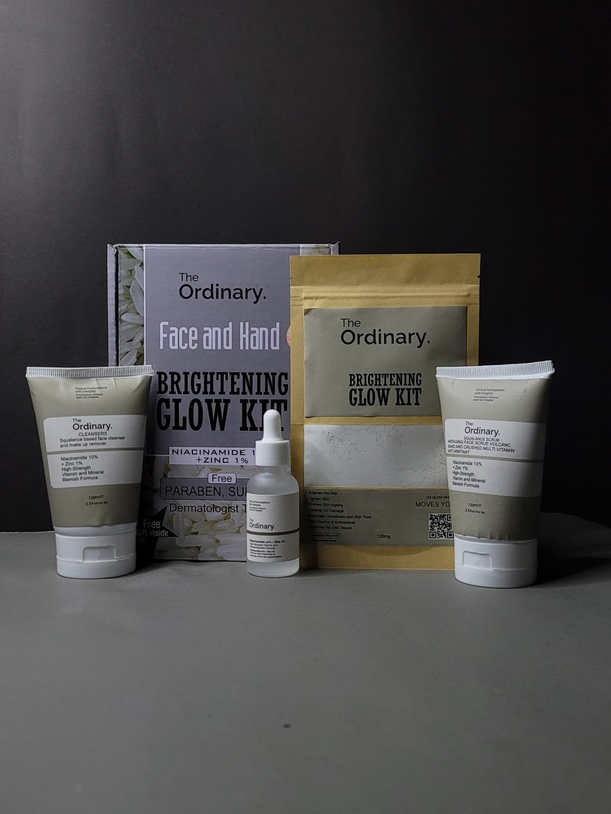 The Ordinary Glow Kit for Face & Hands | Brightening & Radiance Skincare Set