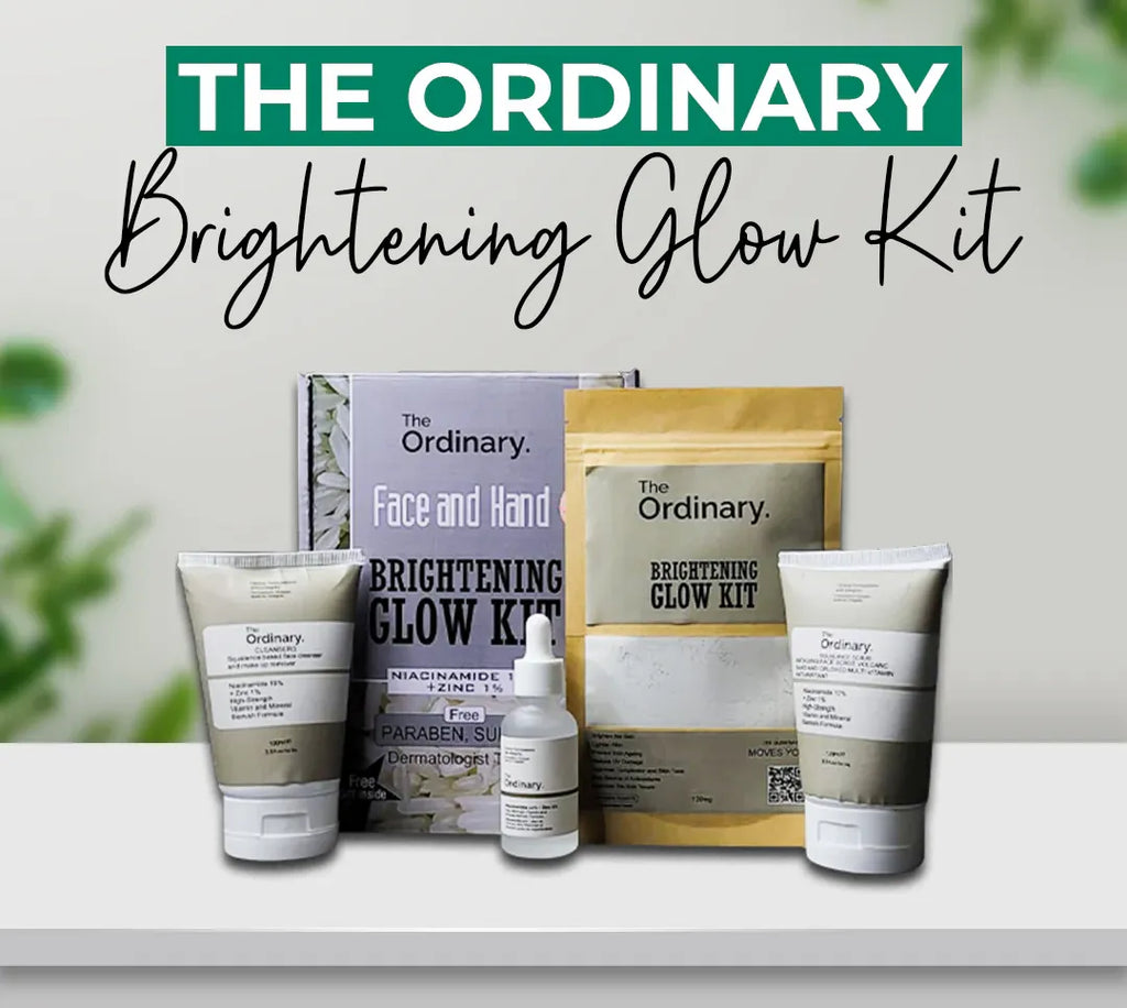 The Ordinary Glow Kit for Face & Hands | Brightening & Radiance Skincare Set